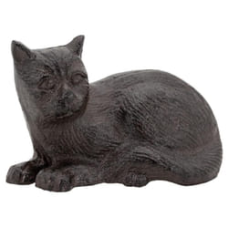 Chat décoratif en fonte