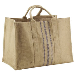 Sac à bûches en jute