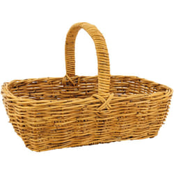 Aubry Gaspard - Panier rectangulaire en poelet naturel