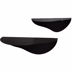 Aspect Coloris Noir Finitions Laqué Matériau principal Métal Dimensions Hauteur (en cm) 18,00 Longueur (en cm) 58,00 Profonde ...
