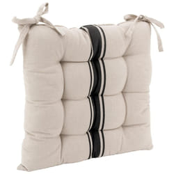 Galette de chaise en coton flex 44 cm