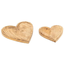 Corbeille coeur en manguier