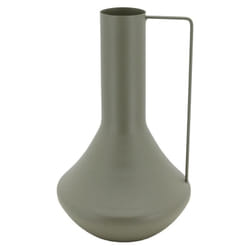 Vase en métal meltik Kaki