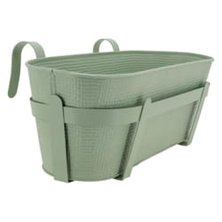 Aubry Gaspard - Cache-pot rebord de fenêtre en métal Grande kaki