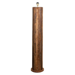 Pied de lampe en bois recyclé H130