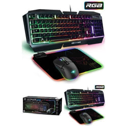 Pack GAMER - Spirit Of Gamer - PRO-ULTIMATE 500 - Souris RGB - Clavier MK30 - Tapis souris RGB