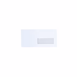 Une marque de référence Format DL (110 x 220 mm), avec fenêtre 35 x 100 mm. Belle qualité. Opacité parfaite. Velin blanc 80g. ...