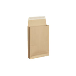 La Couronne - Pochette à soufflets kraft brun armé 229 x 324 - 130 gr - Paquet de 25