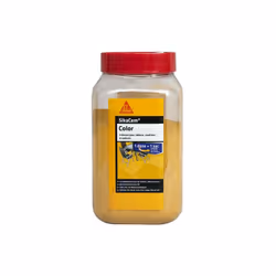 Sika - Colorant en poudre pour ciment, chaux et plâtre Cem Color - Jaune - 400g