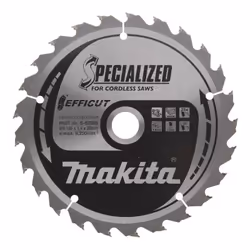 Lames carbure EFFICUT bois standard Ø165mm - MAKITA B-62985 Découvrez la lame carbure B-62985 qui est spécialement conçues po ...