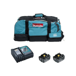Pack batteries et chargeur pour outillage électroportatif LOT0154 - 2 batteries 5 Ah Makita