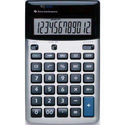 Texas Instruments TI-5018 SV calculatrice Bureau Calculatrice basique Noir, Argent