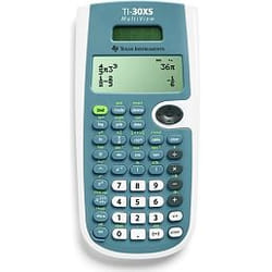 Texas Instruments TI-30XS MultiView calculatrice Poche Calculatrice scientifique Bleu, Blanc