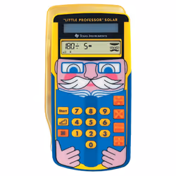 Texas Instruments Little Professor Solar, Poche, Calculatrice graphique, 8 chiffres, 1 lignes, Solaire, Multicolore
