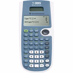 Texas Instruments TI-30XS MV, Bureau, Calculatrice scientifique, Batterie/Solaire, Bleu