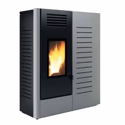 Deville LILIUM, Pose libre, Noir, Gris, 30 kg, Pellet, 335 m³, 135 m²