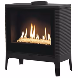 Deville Celestis, Pose libre, Noir, Gaz naturel, Gaz à faibles calories (gaz L), 6500 W, 668 mm