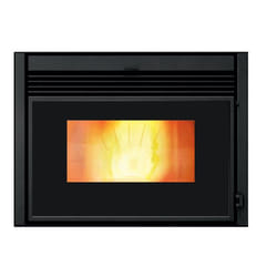 Deville NACRE 70 poêle Intégré Pellet Noir