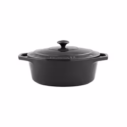 CHASSEUR CH3731N, 6 L, Noir, Fonte, Vitrocéramique, Gaz, Induction, Plaque étanche, Noir, émail