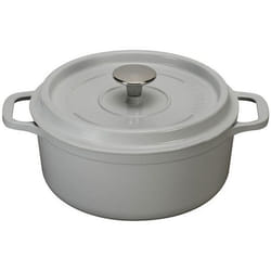 Invicta - cocotte ronde en fonte émaillée 28cm gris - puv402282
