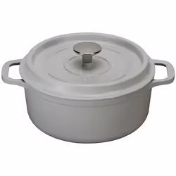 Invicta - cocotte ronde en fonte d'aluminium 32cm gris - puv402322