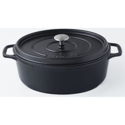 Invicta - daubière en fonte émaillée 31cm noir mat - puv403311