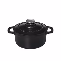 CHASSEUR PUC471601, Plat à cuisson, Rond, Fonte, 2 personne(s), Vitrocéramique, Halogène, Gaz, Induction, Noir