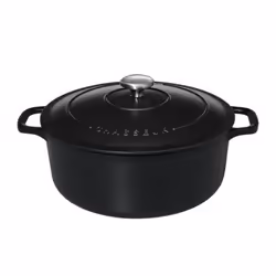 CHASSEUR PUC472201, Plat à cuisson, Rond, Fonte, 4 personne(s), Vitrocéramique, Halogène, Gaz, Induction, Noir