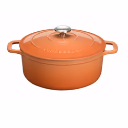 Chasseur - cocotte ronde 24cm tangerine - puc472475