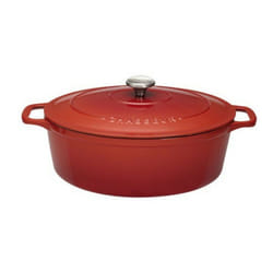 Chasseur - cocotte ovale en fonte émaillée 25cm rubis sublime - puc472558
