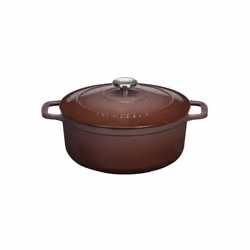 Chasseur - cocotte ronde en fonte émaillée 28cm bois de rose - puc472862