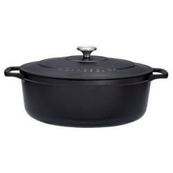 Chasseur - Cocotte ovale en fonte émaillée 29cm noir puc472901