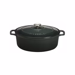 Cocotte ovale vert mélèze Sublime Chasseur PUC472973. La Nouvelle collection de cocotte signée CHASSEUR. Cocotte en fonte de  ...