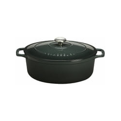Chasseur - Cocotte ovale en fonte 29cm vert mélèze puc 472973