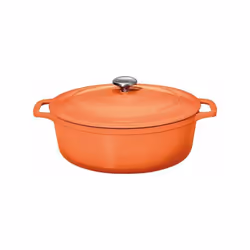 Cocotte ovale en fonte Sublime Chasseur PUC472975. La Nouvelle collection de cocotte signée CHASSEUR. Cocotte en fonte de hau ...
