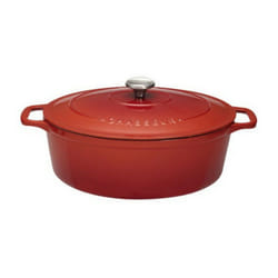 Chasseur - cocotte ovale en fonte émaillée 33cm rubis sublime - puc473358