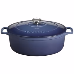 Chasseur - cocotte ovale  33cm 7l10 bleu - puc473380
