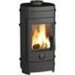 Poêle à bois INVICTA Remilly - Puissance optimale: 7 kW - Max: 105 kW - Bûches 33 cm max - Fonte - Fabriqué en France - Ecodesign