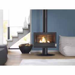 Invicta Elton Intérieure Cheminée autonome Bois de chauffage Anthracite