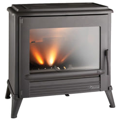 Invicta Modena poêle Pose libre Briquettes de bois Noir
