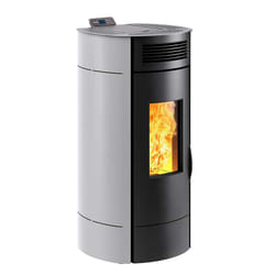 Invicta Lodi 8 Intérieure Cheminée autonome Pellet Noir, Blanc