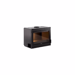 nsert à bois invicta - noir - Diffusion d'air chaud par ventilation forcée