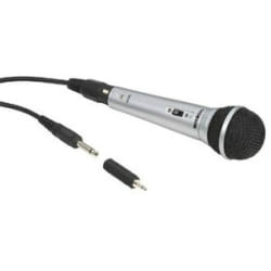 Hama 00131597 microphone Noir, Argent Microphone de karaoké