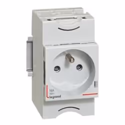 Legrand 004280, Type E, 2P+T, Gris, IP2X, 250 V, 16 A