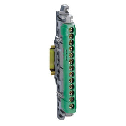 LEGRAND Bornier de répartition isolé IP 2X terre 1 connexion 6 à 25mm² longueur 113mm