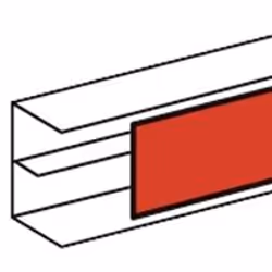 Legrand 010521, Couvercle de plateau de câbles, Blanc, 65 mm