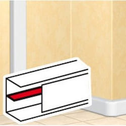 Cloison supplémentaire - LEGRAND - Pour goulottes 65 x 150 / 195 mm - Couvercle 130 et 180 mm - DLP monobloc