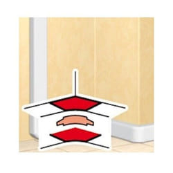 Legrand 010605 chemin de câble Support de câbles courbes 95° Blanc