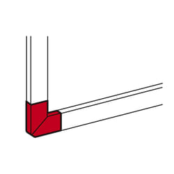 Angle plat 90° pour goulotte LEGRAND DLP monobloc 65x195mm blanc
