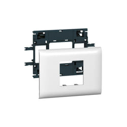 Legrand - Support Mosaic 2 modules pour goulotte dlp monobloc avec couvercle 85mm 010992